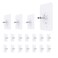 LAJAR 18 Pack Adhesive Wall Screws Hanging Nails Seamless Screws for Wall Mounting NailFree Stickers for Kitchen Shower and Bathroom 8mm