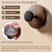 LAYUKI Suction Cup and Adhesive Tape Double Locking HookWall HookTowel Hook Shower Hookfor BathroomKitchenLoofah TowelCoatHeavy DutyWaterproof RustproofReusableDot Shape 4 Counts