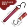 Modixun 8pcs Leather SHooks Metal S Shaped Hooks for Hanging Camping Hanger Stroller Hooks Leather SHooks for Coat Towel Kitchen Bathroom Red