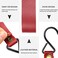 Modixun 8pcs Leather SHooks Metal S Shaped Hooks for Hanging Camping Hanger Stroller Hooks Leather SHooks for Coat Towel Kitchen Bathroom Red