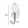 MOVELYST 20 Small Hooks40 Removable Strips White Wire Hanger Hooks Heavy Duty with Adhesive Strips DamageFree Utility Hooks No Tools Wall Hook for Hanging Value Pack