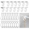 Philbinden Drop Ceiling Hooks for Hanging Drop Ceiling Clips Suspended TBar Hooks for HomeClassroomOfficeWedding Hanging Plants 40 Large
