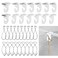 Philbinden Drop Ceiling Hooks for Hanging Drop Ceiling Clips Suspended TBar Hooks for HomeClassroomOfficeWedding Hanging Plants 40 Large