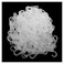 PIYANYO 1 34 Inch Plastic JShaped Hook for Clothing Socks Hat Underwear Hanging Display Rack Transparent 500PCS