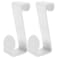 Housoutil Potty Seat Hooks 2pcs ZShaped Door Hangers No Drill MultiUse Plastic Potty Training Hook for Hanging Toilet Training Seat Toilet Tank Wardrobes Closets Cabinets