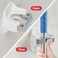 reliahom 10 Pack Broom Holder Wall Mount Mop Grippers No Drilling Self Adhesive AntiSlip Mop Handle Hanger Dustpan and Broom Organizer Garage Storage RacksWhite