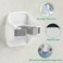 reliahom 10 Pack Broom Holder Wall Mount Mop Grippers No Drilling Self Adhesive AntiSlip Mop Handle Hanger Dustpan and Broom Organizer Garage Storage RacksWhite