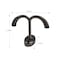 RFORPLY 6 Pcs Zinc Alloy Crown Cabinet Hooks for Living Room Office BedroomDouble Hooks for Hanging Cups Bags Kitchenware Keys Plantsetc