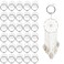 Sankoly 30 Pcs 3 cm Adhesive Ceiling Hook with Stainless Steel Ring Clear Adhesive Hooks No Drill Ceiling Hooks for Kitchen Bathroom Living Room Ceiling Decoration Weight Capacity 14 Kg3 lbs
