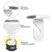 Sibba Drop Ceiling Hooks for Hanging 50PCS White Suspended Ceiling Tile Hook Heavy Duty Ceiling Hooks Ceiling Clips for Home Classroom Grid Office Wedding Decorations