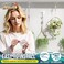 TAILI Adhesive Ceiling Hooks for Hanging Plants Heavy Duty NoDrill Removable Sticky Wall Hooks Hanging Christmas Lights Garland Coat for Door Kitchen Renter Friendly 4 Pack White