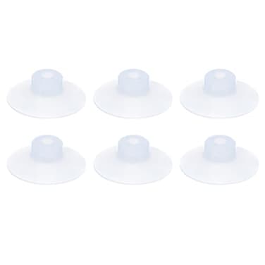 uxcell Bellows Suction Cup 50mm Diameter x M8 Joint Silicone Pneumatic Vacuum Suction Cups 6pcs