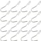 Wvapzwr 12Pcs Heavy Duty Stainless Steel Angled Pot S Hooks Pot Rack Hooks for Hanging Kitchen Utensils Pans Pots Towels Clothes Bags Plants