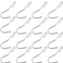 Wvapzwr 12Pcs Heavy Duty Stainless Steel Angled Pot S Hooks Pot Rack Hooks for Hanging Kitchen Utensils Pans Pots Towels Clothes Bags Plants