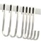 yyangz 10pcs Stainless Steel Flat Hooks S Hooks Hangers for Kitchenware Pots Utensils Plants Towels 5 L Size