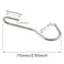 ZZHXSM 10PCS Heavy Duty Hook Silver 90 Degree Twisted Angle Pot Holder Stainless Steel Hook Suitable for Hanging Kitchen Utensils Towel Gardening Tool and Clothing