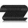 Dreecy 20 Pack 3 Inch S Hooks Heavy Duty Steel S Hooks with Black Rubber Coating NonSlip 20 Pounds Max Weight Utility Hooks for Hanging Plants Clothes Pots Pan etc