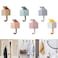 FUZSKWID 6Pcs Cute Creative Cat Coat Hook for Wall and DoorMax Load 10LBUtility Heavy Duty Adhesive Wall Hook Mount for Coat TowelScarf Hat RobesKey and Other ItemsKawaii Room Decorative Hooks