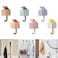 FUZSKWID 6Pcs Cute Creative Cat Coat Hook for Wall and DoorMax Load 10LBUtility Heavy Duty Adhesive Wall Hook Mount for Coat TowelScarf Hat RobesKey and Other ItemsKawaii Room Decorative Hooks