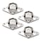 SeeRaphee Ceiling Wall Mount Hook Heavy Duty Anchor Diamond Pad Eye Plate 5mm 316 304 Stainless Steel Great for Yoga Swings HammocksBoat RiggingMarine Deck HardwareSuspension Training Straps