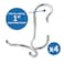 SHELF POLE Shelf Pole Hooks 5 Pack Chrome CHook for Hanging SnapOn Hooks for 1 Inch Poles Wire Metal Shelving Hooks for Kitchen Garage Home Organization