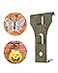 NACETURE Brick Hook Clips 4Pack for 225240 Brick Height Only Requires 18 Recessed Mortar NoDrill Metal Brick Hangers Supports Up to 25 lb When Properly Installed