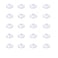 AQUANEAT 20 Packs Suction Cups 08 Inch Clear Sucker Pads Without Hook for Glass Home Organization Decoration