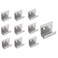 Rannb Wall Hanger Fastener Stainless Steel for Ceramic Tile Display Small Size Pack of 10