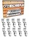 NACETURE Vinyl Siding Hooks Hanger 10 Pack No Drill Vinyl Hooks for Hanging Outdoor Decor Sliver