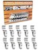 NACETURE Vinyl Siding Hooks Hanger 10 Pack No Drill Vinyl Hooks for Hanging Outdoor Decor Sliver