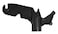 JSP Manufacturing MultiPurpose Plastic Utility Hook Screw On Pole Attachment Pole NOT Included Hang Christmas Lights Bird feeders Sting Lights Ropes Boat Lines 1 Black
