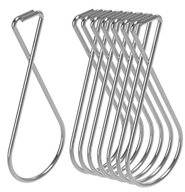 NACETURE Ceiling Hook Clips 20 Pack Drop Ceiling Hanger Hooks Hanging on Suspended Ceiling Tile Grid Clips Heavy Duty for Light Plant Office Home Stores Classroom and Wedding Decorations