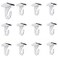 Gansita 12 Pair Drop Ceiling Hooks TBar Track Clip Suspended Ceiling HooksWhite Heavy Duty Ceiling Hooks for Hanging Plants Decorations Metal TBar Hooks for Suspended Drop Ceiling Tiles