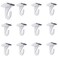 Gansita 12 Pair Drop Ceiling Hooks TBar Track Clip Suspended Ceiling HooksWhite Heavy Duty Ceiling Hooks for Hanging Plants Decorations Metal TBar Hooks for Suspended Drop Ceiling Tiles