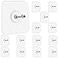 Muuruu Wall Hangers Without Nails 14 Packs Heavy Duty Adhesive Hooks Wall Hooks for Hanging Screw Free Sticker Seamless Screws for Wall Mount 2 in 1 Reusable 18mm