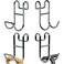 Jovware Shower Caddy Hook Helmet Fence Hooks Hook Caddy Hooks for Hanging Wires Hooks for Wire Shelves Heavy Duty Rustproof Hook Utility Hooks 4 Pack Silver