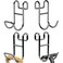 Jovware Shower Caddy Hook Helmet Fence Hooks Hook Caddy Hooks for Hanging Wires Hooks for Wire Shelves Heavy Duty Rustproof Hook Utility Hooks 4 Pack Silver