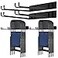 Neiteli Folding Chair RackMetal Folding Chair Storage Rack 2PackHeavy Duty DesignGarage Organization Foldable Chair Hanger