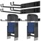 Neiteli Folding Chair RackMetal Folding Chair Storage Rack 2PackHeavy Duty DesignGarage Organization Foldable Chair Hanger