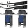 Neiteli Folding Chair RackMetal Folding Chair Storage Rack 2PackHeavy Duty DesignGarage Organization Foldable Chair Hanger