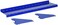 Wall Control Shelf 4in Deep Pegboard Shelf Assembly Pegboard and Slotted Tool Board Blue