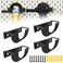 Laowu Angle Grinder Holder Tool Wall Mount Bracket 5 Inch Grinder Hanger Impact Wrench Holder Angle Grinder Storage Rack Black