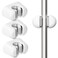 BEZOX Broom Holder 3 PCS Wall Mount Mop Organizer Gripper Selfadhesive Cleaning Suppliers Hanger Stands Rack for Bathroom Kitchen Garden Garage Organization Storage