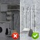BEZOX Broom Holder 3 PCS Wall Mount Mop Organizer Gripper Selfadhesive Cleaning Suppliers Hanger Stands Rack for Bathroom Kitchen Garden Garage Organization Storage