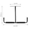 HOME RIGHT Overhead Garage Storage Rack 165 Inch Heavy Duty Ceiling Double Storage Hooks Utility Hanger for Hanging Lumber Ladder Tool Bike Other Bulky Items 4 Pack Black