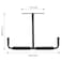 HOME RIGHT Overhead Garage Storage Rack 165 Inch Heavy Duty Ceiling Double Storage Hooks Utility Hanger for Hanging Lumber Ladder Tool Bike Other Bulky Items 4 Pack Black