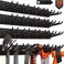 HORUSDY 64Inch Heavy Duty Garage Organization Rack 14 Packs Max Load 600LB 4 Packs Rails and 9 Adjustable Hooks Tool Organizer Rack with Heavy Double Hooks Tracks