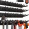 HORUSDY 64Inch Heavy Duty Garage Organization Rack 14 Packs Max Load 600LB 4 Packs Rails and 9 Adjustable Hooks Tool Organizer Rack with Heavy Double Hooks Tracks