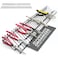 Plyworx Pliers Rack for Tool Drawer Storage Holds 32 Tools Steel Frame TripleCoated Vinyl Adjustable Organizer for Toolboxes Durable Holder for Home Garage and Professional Use