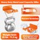 POKIPO Weedeater Hanger 2 Pack Garage Organize Grass String Trimmer Rack Heavy Duty Metal Weed Eater Holder Wall Mount Save Space Garden Tool Storage Rack Loads 25lbs Weed Wacker Hooks for Garage